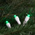 LED Wide Angle Christmas Lights - Green - 16.25' White Wire - 50ct - IMAGE 3