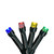 Battery Operated LED Christmas Lights - Multi-Color - 9.5' Green Wire - 20ct - IMAGE 1