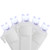 LED Wide Angle Christmas Lights - Pure White - 33' White Wire - 100ct - IMAGE 2