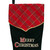 19" Green and Red 'Merry Christmas' Christmas Stocking - IMAGE 2