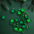 Shiny and Matte Multiple Size Glass Ball Christmas Ornaments - 2.5" - Green - 40ct - IMAGE 1