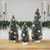 9” Green Frosted Sisal Pine Artificial Christmas Tabletop Tree - IMAGE 3