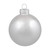 Shiny and Matte Glass Ball Christmas Ornaments - 2.5" - Silver - 40ct