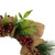 Iced Berries and Burlap Artificial Christmas Pine Wreath, 18-Inch, Unlit - IMAGE 3