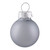 2-Finish Christmas Mini Glass Ball Ornaments - 1" (25mm) - Silver and Gray- 28ct - IMAGE 6