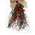 24" Iced Berries and Burlap Artificial Christmas Twig Teardrop Swag - IMAGE 3