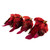 Set of 4 Red Cardinal Clip-On Sisal Christmas Bird Ornaments, 3.5" - IMAGE 6