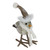 6" Standing Bird in Scarf and Santa Hat Christmas Figure Decoration - IMAGE 2