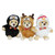 Teddy Bear Stuffed Animal Figures in Christmas Costumes - 8" - Set of 3 - IMAGE 1
