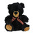 Deluxe Plush 9" Animal Set – Bear, Elephant, Panda & Monkey with Satin Bows - IMAGE 4