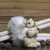 10" Gray Squirrel in a White Scarf Christmas Table Top Figure Decoration - IMAGE 3