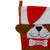 17" Red and Brown "DOG" Embroidered Christmas Stocking with Cuff - IMAGE 3