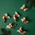 Set of 6 Brown and Ivory Sisal Owls Christmas Ornaments, 2.25" - IMAGE 2