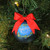 Ford Logo Collectible Glass Christmas Ball Ornaments - 3" - Blue - Set of 3 - IMAGE 3
