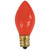 Opaque C7 Incandescent Christmas Replacement Bulbs - Orange - Pack of 25 - IMAGE 2