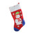 19'' Red and Blue Plush Cuff Snowman Christmas Stocking - IMAGE 3