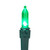 LED Mini Christmas Lights - Green - 16.25' Green Wire - 50ct - IMAGE 4