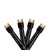 Battery Operated LED Wide Angle Christmas Lights - Warm White - 9.5' Black Wire - 20ct - IMAGE 2