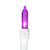 LED Mini Christmas Lights - Purple - 16.25' White Wire - 50ct - IMAGE 4