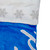16" Blue and White Ford Snowflake Embroidered Christmas Stocking - IMAGE 3