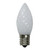Pack of 25 Faceted LED C9 Pure White Christmas Replacement Bulbs - IMAGE 1