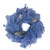 Feather Blue and Gray Artificial Christmas Wreath - 10-Inch, Unlit - IMAGE 1