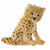 Handcrafted Young Cheetah Cub Plush Animal - 12.5" - Beige - Set of 3 - IMAGE 1