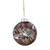 Brown and White Matte Glass Bird Christmas Ball Ornament 3.25" (80mm) - IMAGE 3