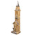 23.5" LED Lighted Natural Wood Church with Tower Christmas Decoration