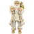 24" White and Ivory Santa Claus with Gift Bag Christmas Figure - IMAGE 1