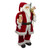 36" Red and White Santa Claus Christmas Figure with Teddy Bear and Gift Bag - IMAGE 3