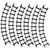 Replacement Christmas Train Set Track Pieces - Black - Pack of 12 - IMAGE 3