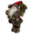 12" Rustic Santa Claus with Burlap Sack Standing Christmas Figure - IMAGE 3