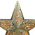 8.25" Gold Glitter Star Christmas Tree Topper - Clear Lights - IMAGE 3