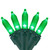 LED Mini Christmas Lights - Green - 33' Green Wire - 100ct - IMAGE 2