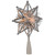 8" Lighted Silver Tinsel Star Christmas Tree Topper - Clear Lights, White Wire - IMAGE 6