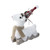 9" White and Brown Sitting Reindeer Christmas Decoration - IMAGE 3