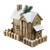 12" LED Lighted Snowy Rustic Cabin Christmas Decoration - IMAGE 2