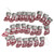 Countdown to Christmas Stocking Garland - 7.75' x 5" - Red and Gray - Unlit - IMAGE 1