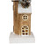 LED Lighted Snowy Wooden Church Christmas Decoration - 20.25" - Warm White
