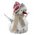 7" White and Brown Christmas Snowman Decoration - IMAGE 2