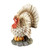 9.5” Turkey and Pumpkin Thanksgiving Harvest Table Top Figurine - IMAGE 1