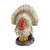 9.5” Turkey and Pumpkin Thanksgiving Harvest Table Top Figurine - IMAGE 2