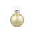 2-Finish Glass Christmas Ball Ornaments - 2.5" (60mm) - Gold - 40ct