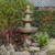 45" 3-Tier Outdoor Garden Resin and Stone Water Fountain - IMAGE 2