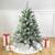 Medium Flocked Angel Pine Artificial Christmas Tree with Pinecones - 4' - Unlit - IMAGE 1