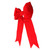 48" Red Solid Traditional Bow Christmas Decor - IMAGE 3