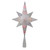 11" Clear Crystal Star of Bethlehem Christmas Tree Topper - Multi-Color - IMAGE 1