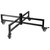 Black Metal Rolling Artificial Christmas Tree Stand - For 6' - 9' Trees - IMAGE 2