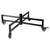 Black Metal Rolling Artificial Christmas Tree Stand - For 6' - 9' Trees - IMAGE 1